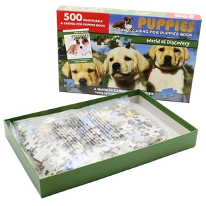 5000 piece puzzle & caring for puppies book: puppies - Ảnh 9