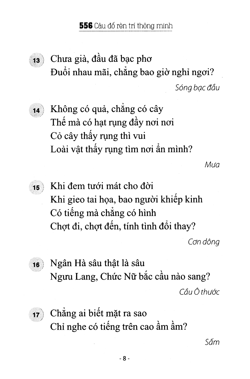 556 câu đố rèn trí thông minh (tái bản 2024) - Ảnh 5