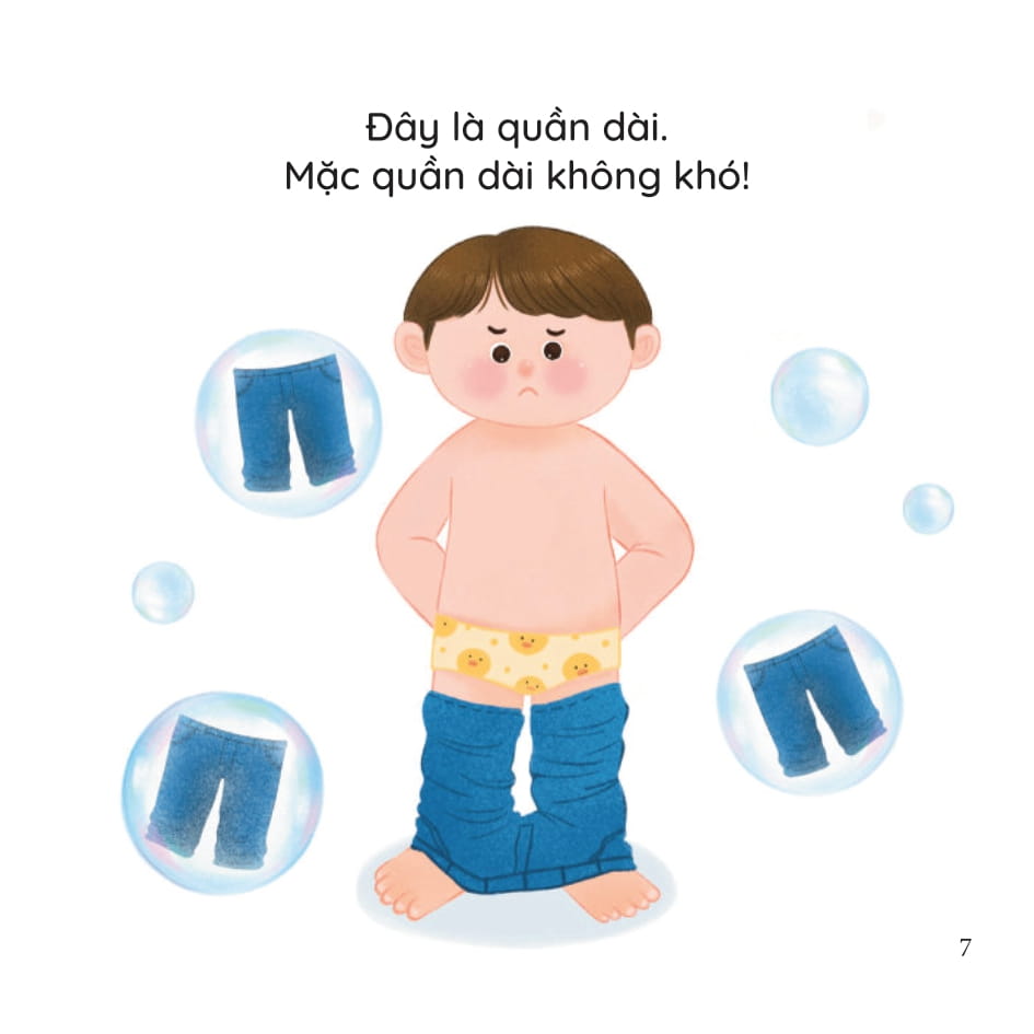bé thông minh - sinh hoạt hằng ngày - mặc quần áo không khó! - bìa cứng - Ảnh 7