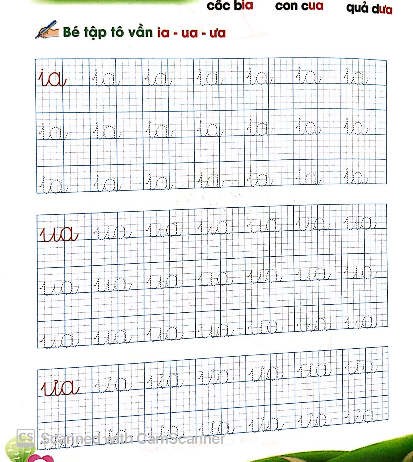 bé tự tin vào lớp 1 - bé tập tô vần - Ảnh 3