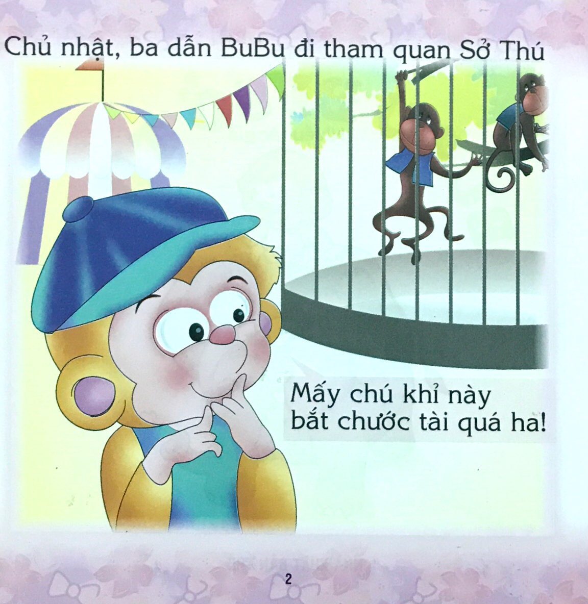 bộ bé học lễ giáo - bubu 28: đi sở thú (tái bản 2022) - Ảnh 2