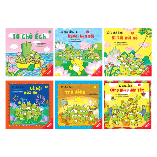 Bộ
						
										
										Bộ Sách Ehon Nhật Bản - 10 Chú Ếch - Phần 3 - Tập 13-18 (Bộ 6 Cuốn) - Ảnh 11