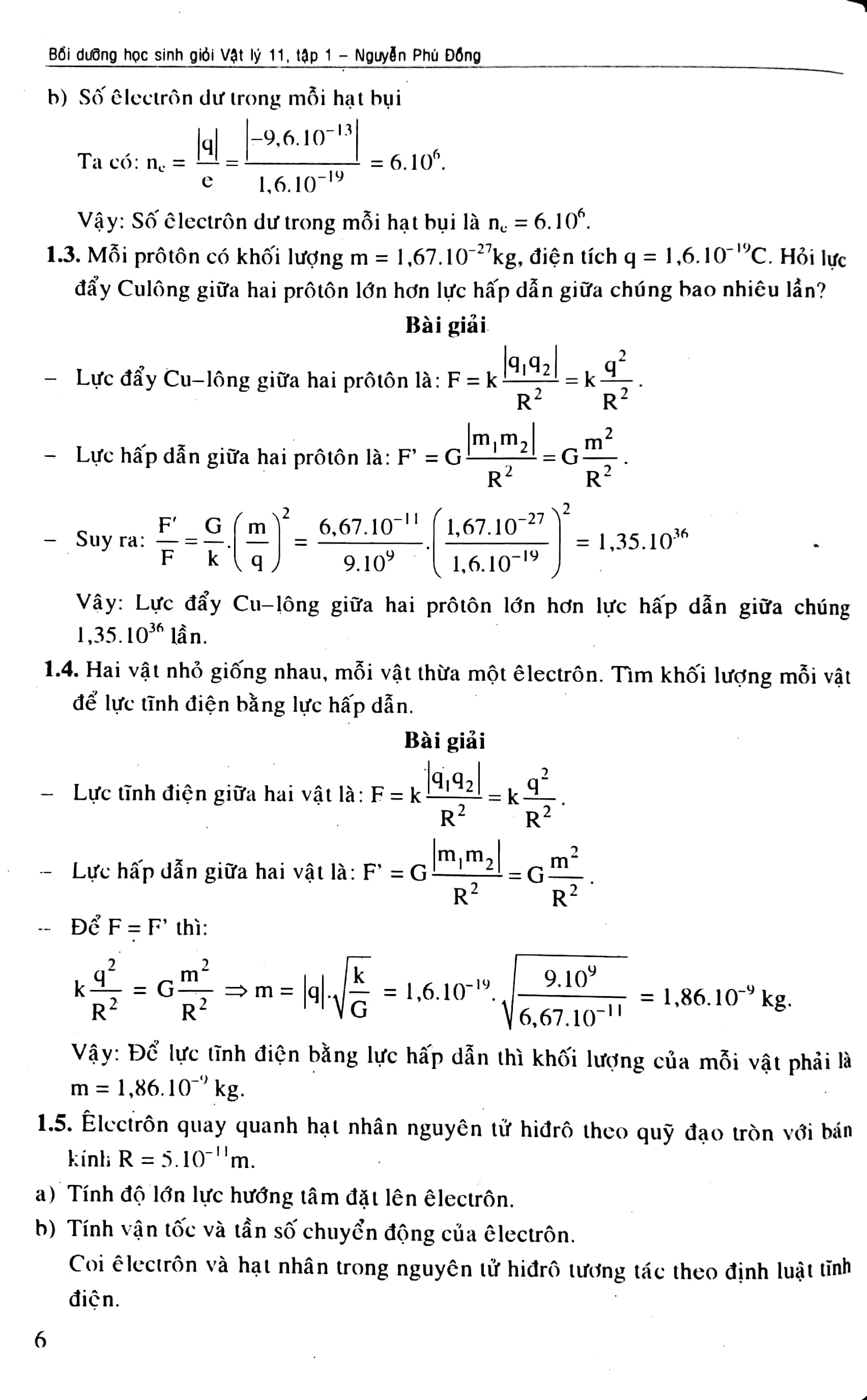 bộ bồi dưỡng học sinh giỏi vật lí 11 - điện - điện từ (tập 1) - Ảnh 6