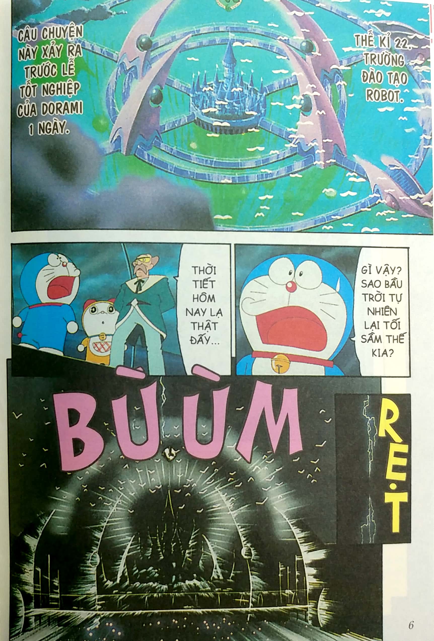 Bộ Doraemon - Tranh Truyện Màu - Dorami Và Đội Quân Doraemon - 7 Bí Ẩn Của Trường Đào Tạo Robot - Ảnh 3