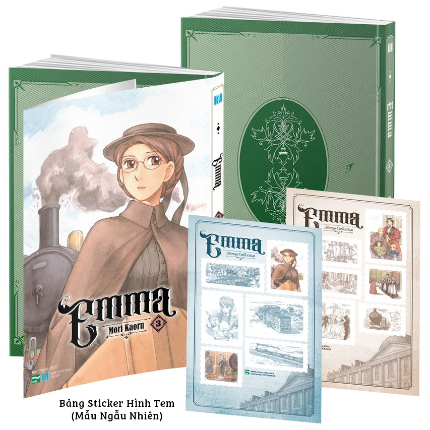 bộ emma - tập 3 - tặng kèm 1 bảng sticker hình tem (mẫu ngẫu nhiên) - Ảnh 3