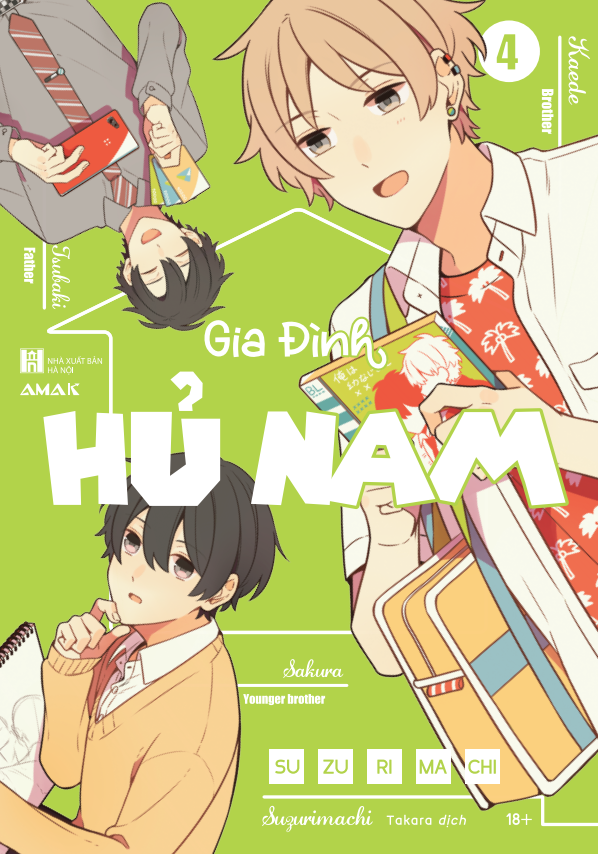 Bộ Gia Đình Hủ Nam - Tập 4 - Tặng Kèm Bìa Áo + Sticker + Film Card Nhà Ba Người - Ảnh 3