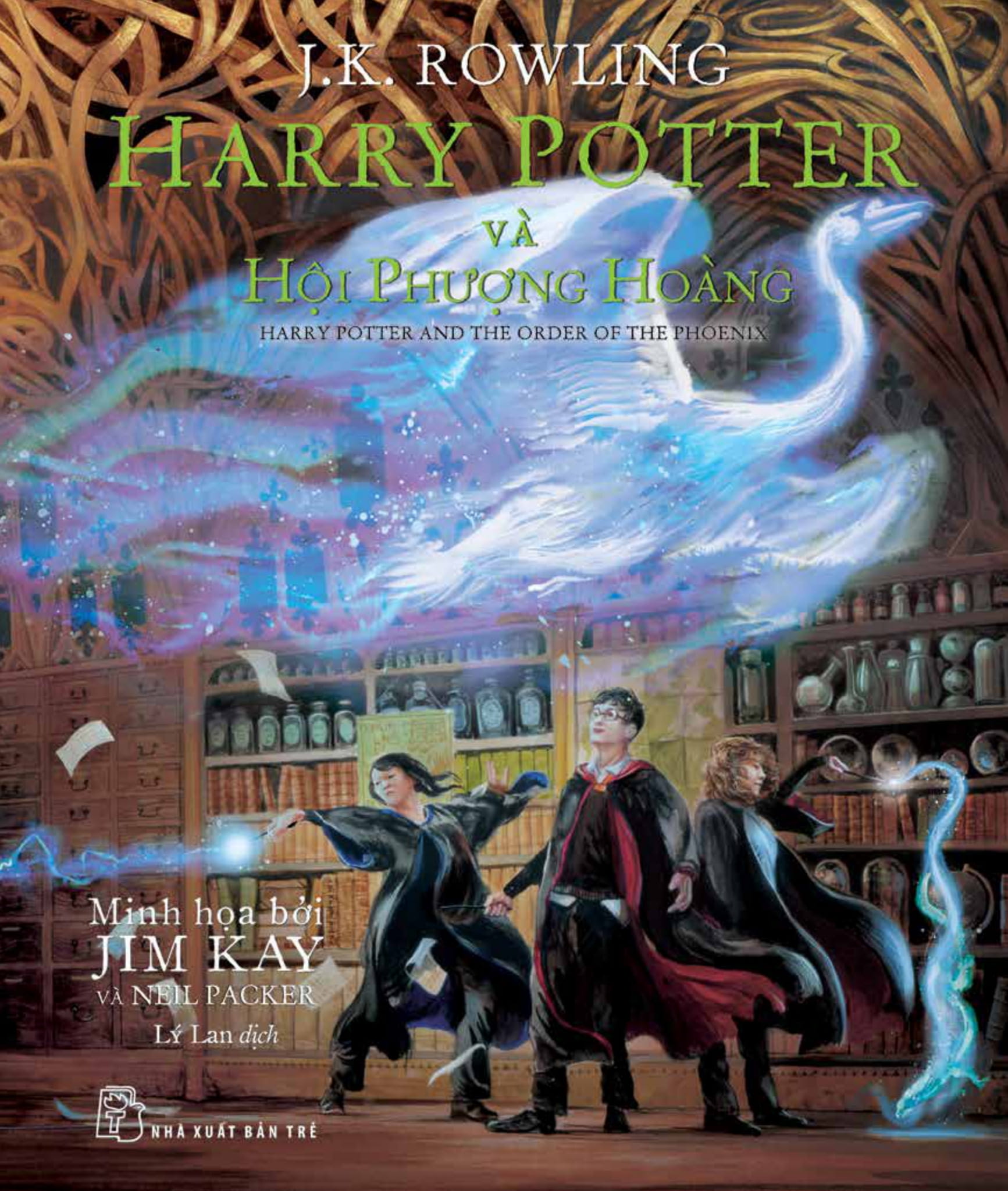 bộ harry potter và hội phượng hoàng - tập 05 - phiên bản màu - bìa cứng - Ảnh 3