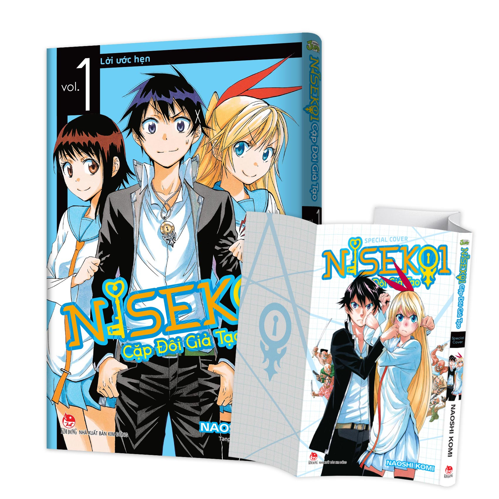 Bo
						
										
										Nisekoi - Cap Doi Gia Tao - Tap 1 - Loi Uoc Hen - Tang Kem Special Cover + Poster - Ảnh 5