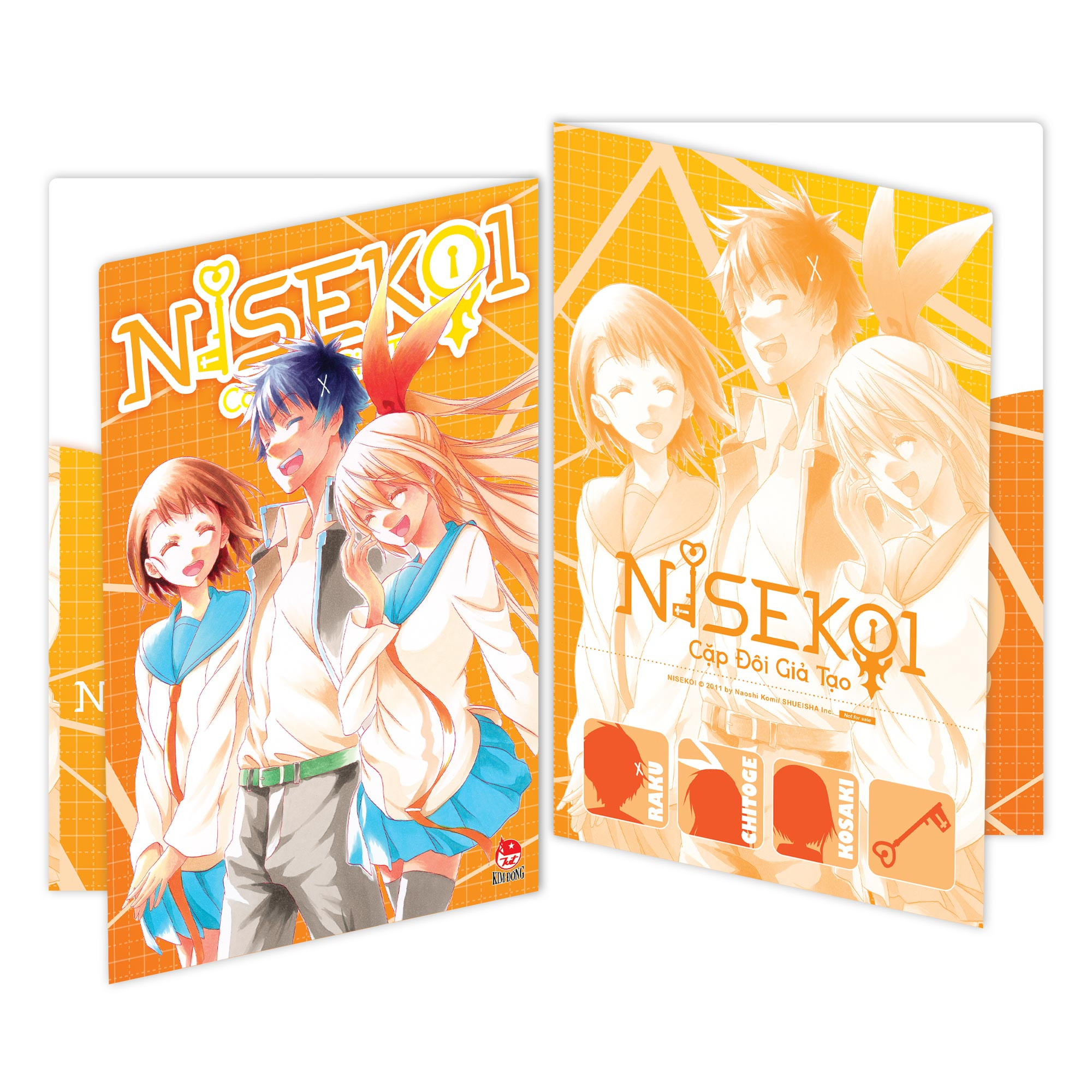 Bộ
						
										
										Nisekoi - Cặp Đôi Giả Tạo - Tập 10 - Người Thương - Tặng Kèm Kẹp File Giấy - Ảnh 4