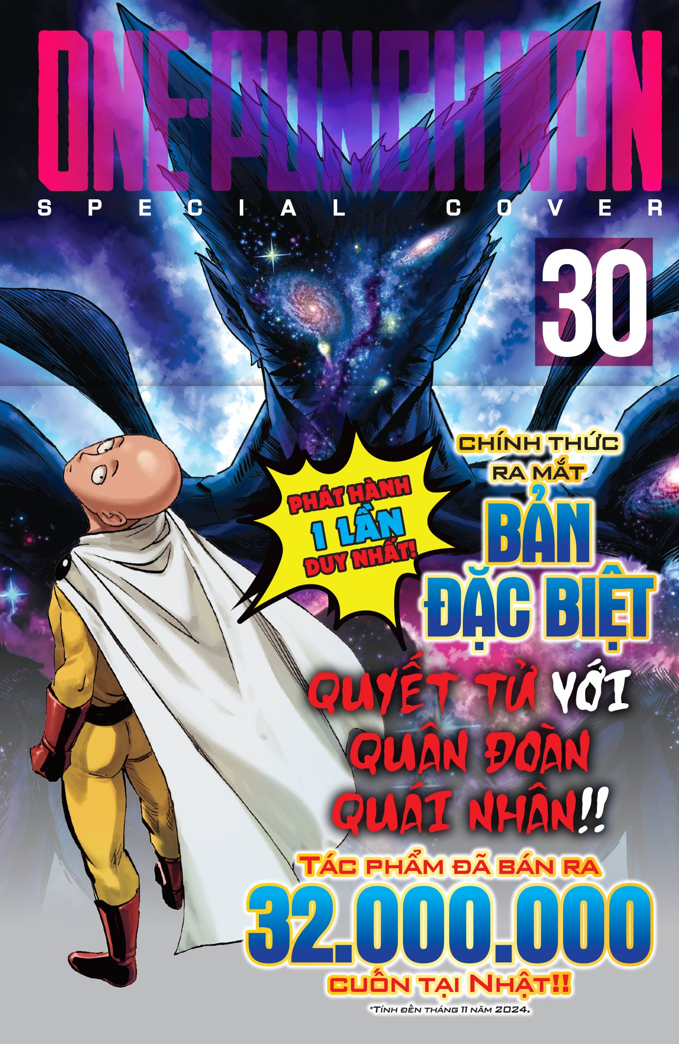Bộ One-Punch Man - Tập 30 - Chướng Ngại Lớn Nhất - Bản Đặc Biệt - Tặng Kèm Bìa Áo PVC + Standee Acrylic - Ảnh 3
