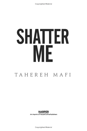 bộ shatter me 1 - Ảnh 4