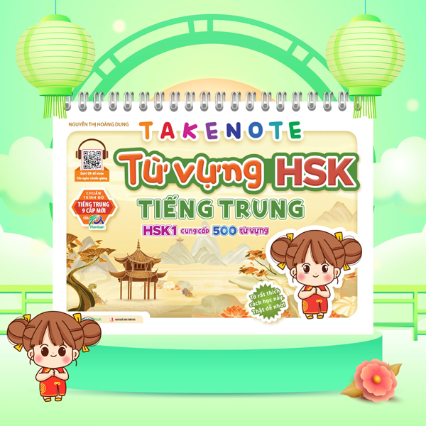 Bộ Takenote - Từ Vựng HSK Tiếng Trung - HSK2 (Cung Cấp 772 Từ Vựng) - Ảnh 12