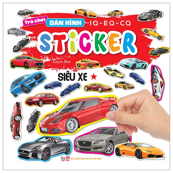 Bộ Trò Chơi Dán Hình IQ-EQ-CQ - Sticker - Siêu Xe - Tập 2 - Ảnh 7