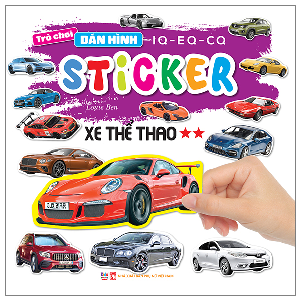 Bộ Trò Chơi Dán Hình IQ-EQ-CQ - Sticker - Siêu Xe - Tập 1 - Ảnh 11