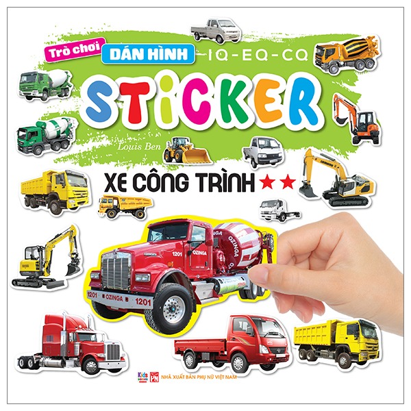 Bộ Trò Chơi Dán Hình IQ-EQ-CQ - Sticker - Siêu Xe - Tập 1 - Ảnh 9