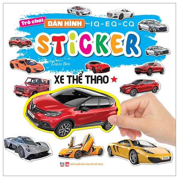 Bộ Trò Chơi Dán Hình IQ-EQ-CQ - Sticker - Xe Công Trình - Tập 2