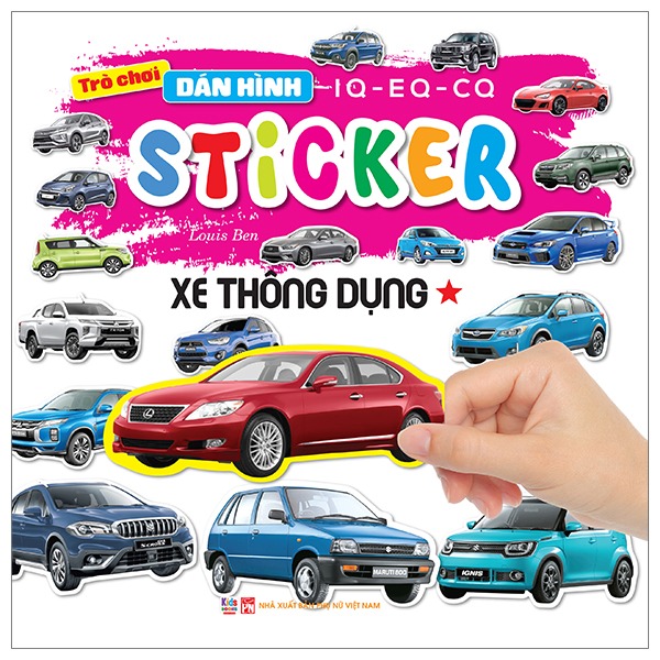 Bộ Trò Chơi Dán Hình IQ-EQ-CQ - Sticker - Xe Thể Thao -Tập 2 - Ảnh 12