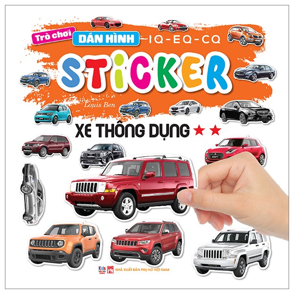 Bộ Trò Chơi Dán Hình IQ-EQ-CQ - Sticker - Xe Thể Thao -Tập 1 - Ảnh 13