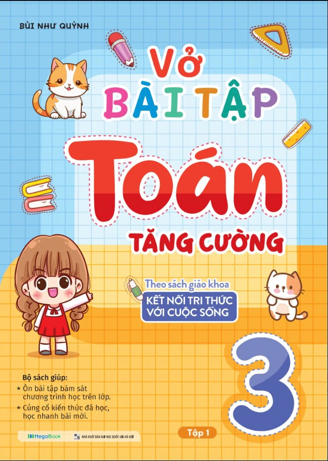 Bộ Vở Bài Tập Toán Tăng Cường 3 - Tập 1 (Theo Sách Giáo Khoa Kết Nối Tri Thức Với Cuộc Sống) - Ảnh 3