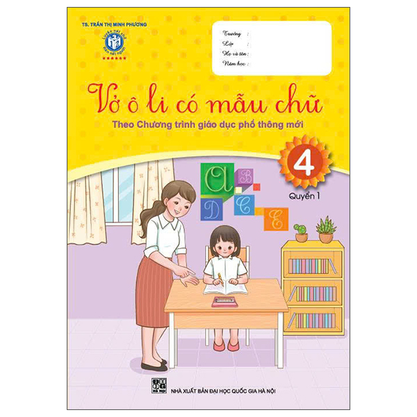 Bộ
						
										
										Vở Ô Li Có Mẫu Chữ 4 - Quyển 1 (Tái Bản 2025)