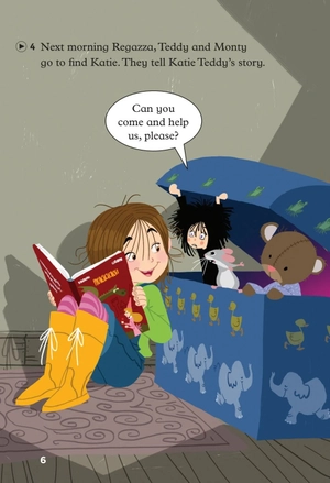 bộ young eli readers - katie, teddy and the princess - stage 1 below a1 - downloadable audio files - Ảnh 7