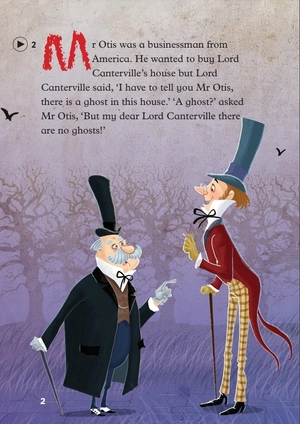 bộ young eli readers - the canterville ghost - stage 3 a1.1 - downloadable multimedia - Ảnh 3
