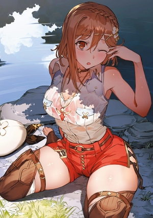 bộ ライザのアトリエ3 ~終わりの錬金術士と秘密の鍵~ 公式ビジュアルコレクション - atelier ryza 3: alchemist of the end & the secret key official visual collection - Ảnh 14