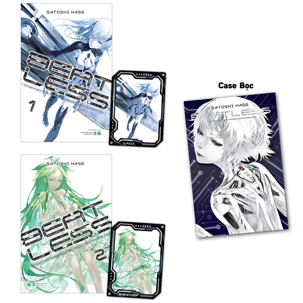 boxset beatless - tập 1 + tập 2 (hộp 2 tập) - tặng kèm 1 case bọc + 2 card ivory