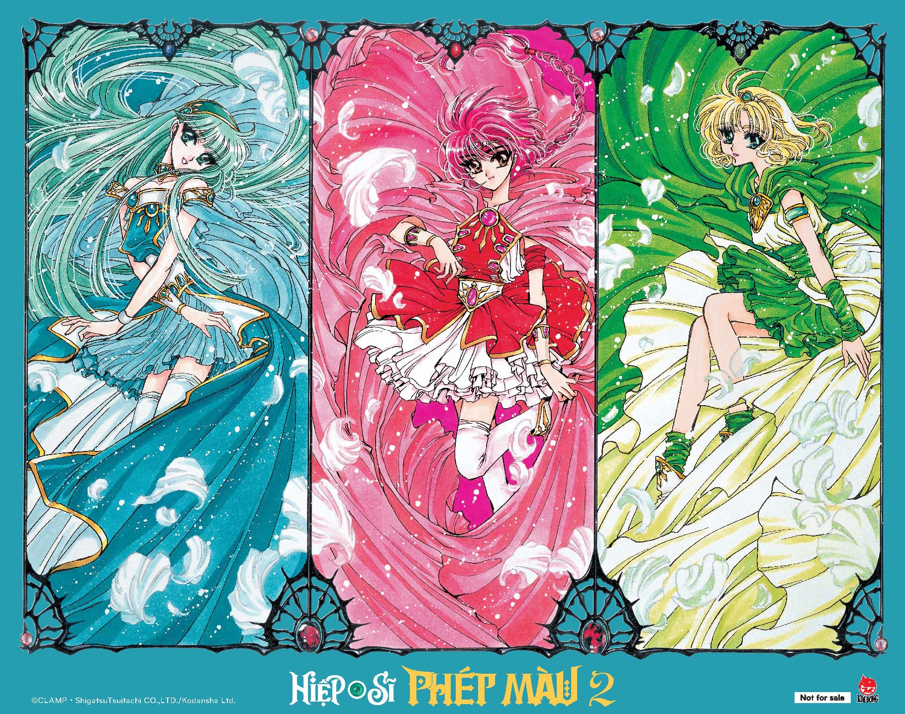boxset hiệp sĩ phép màu - magic knight rayearth (bộ 3 cuốn) - phần ii - tặng kèm 01 postcard ivory - Ảnh 12
