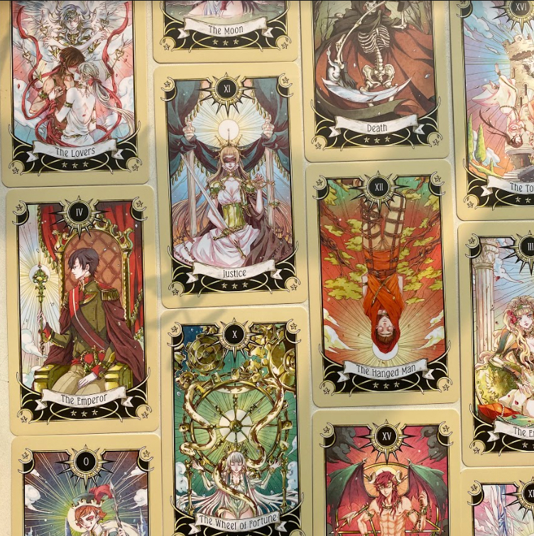 boxset việt hoá - mystical manga tarot (bộ bài và sách hướng dẫn) - Ảnh 10