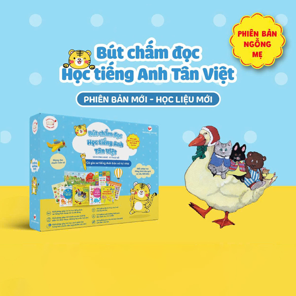 Bút Chấm Đọc-Học Tiếng Anh Tân Việt - Cô Gia Sư Tiếng Anh Bản Xứ Tại Nhà - Phiên Bản Ngỗng Mẹ (Dành Cho Trẻ Từ 0 Đến 6 Tuổi) - Tặng Kèm Sách Tỏa Sáng Trong Đêm - Chúc Ngủ Ngon Ông Già Noel - Ảnh 15