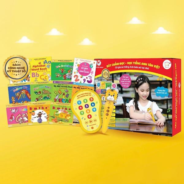 Bút Chấm Đọc-Học Tiếng Anh Tân Việt - Cô Gia Sư Tiếng Anh Bản Xứ Tại Nhà - Phiên Bản Ngỗng Mẹ (Dành Cho Trẻ Từ 0 Đến 6 Tuổi) - Tặng Kèm Sách Tỏa Sáng Trong Đêm - Chúc Ngủ Ngon Ông Già Noel - Ảnh 16
