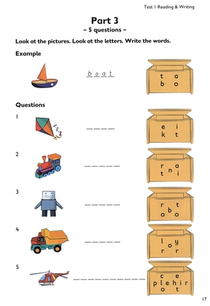 cambridge english starters three practice tests (+cd) + audio scripts & answer key (bộ) - Ảnh 14