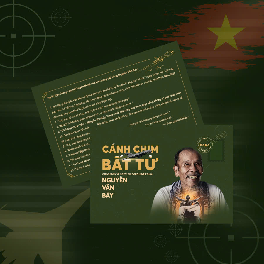 cánh chim bất tử - câu chuyện về người phi công huyền thoại nguyễn văn bảy - bìa cứng - bản giới hạn -tặng kèm 2 bookmark 2 mặt + 4 postcard 2 mặt + 1 quyển sách ảnh bỏ túi + 1 đai sách - độc quyền fahasa - Ảnh 5