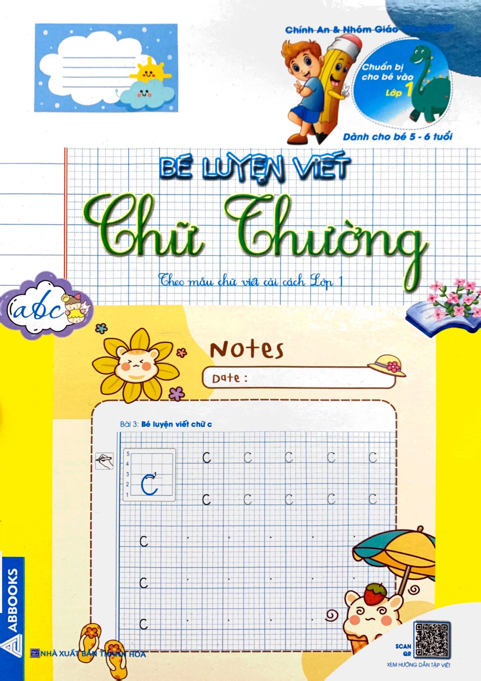 chuẩn bị cho bé vào lớp 1 - dành cho bé 5-6 tuổi - bé luyện viết chữ thường - Ảnh 2