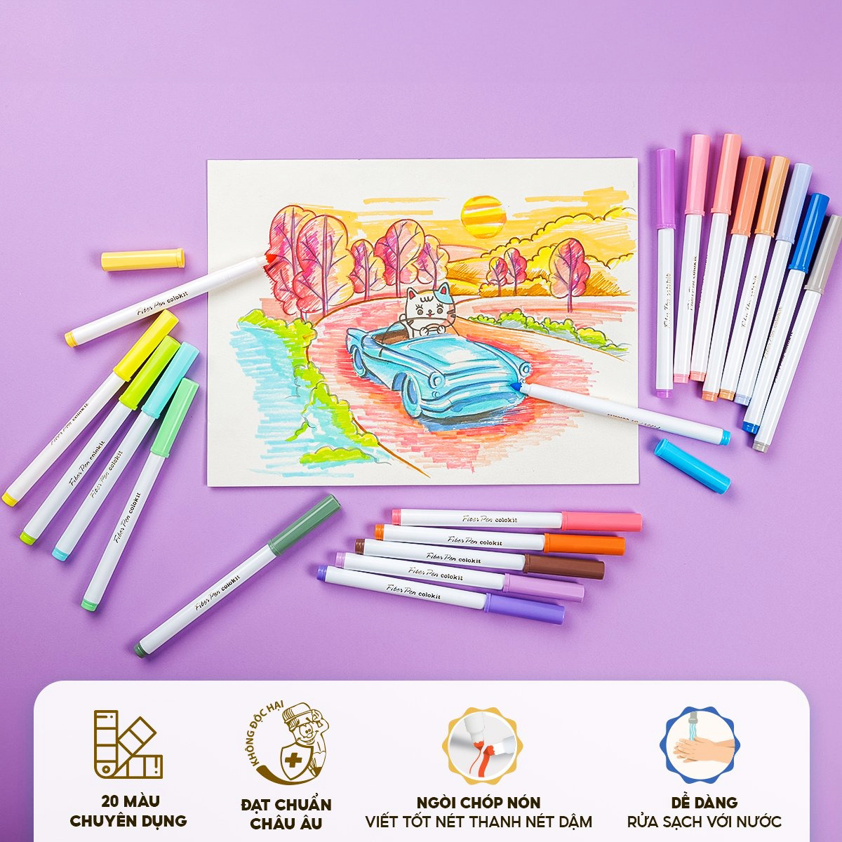 combo quà tặng tô màu bé gái - combo 2 - Ảnh 6