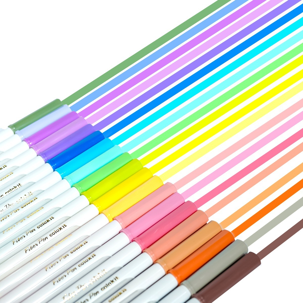 Combo Sach To Mau Xu So Mien Man + Hop 20 But Long Mau Pastel Rua Duoc Washable Fiber Pen - Ảnh 13