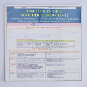 combo tóm tắt kiến thức chương trình thpt (8 môn - 10 tựa) - Ảnh 10