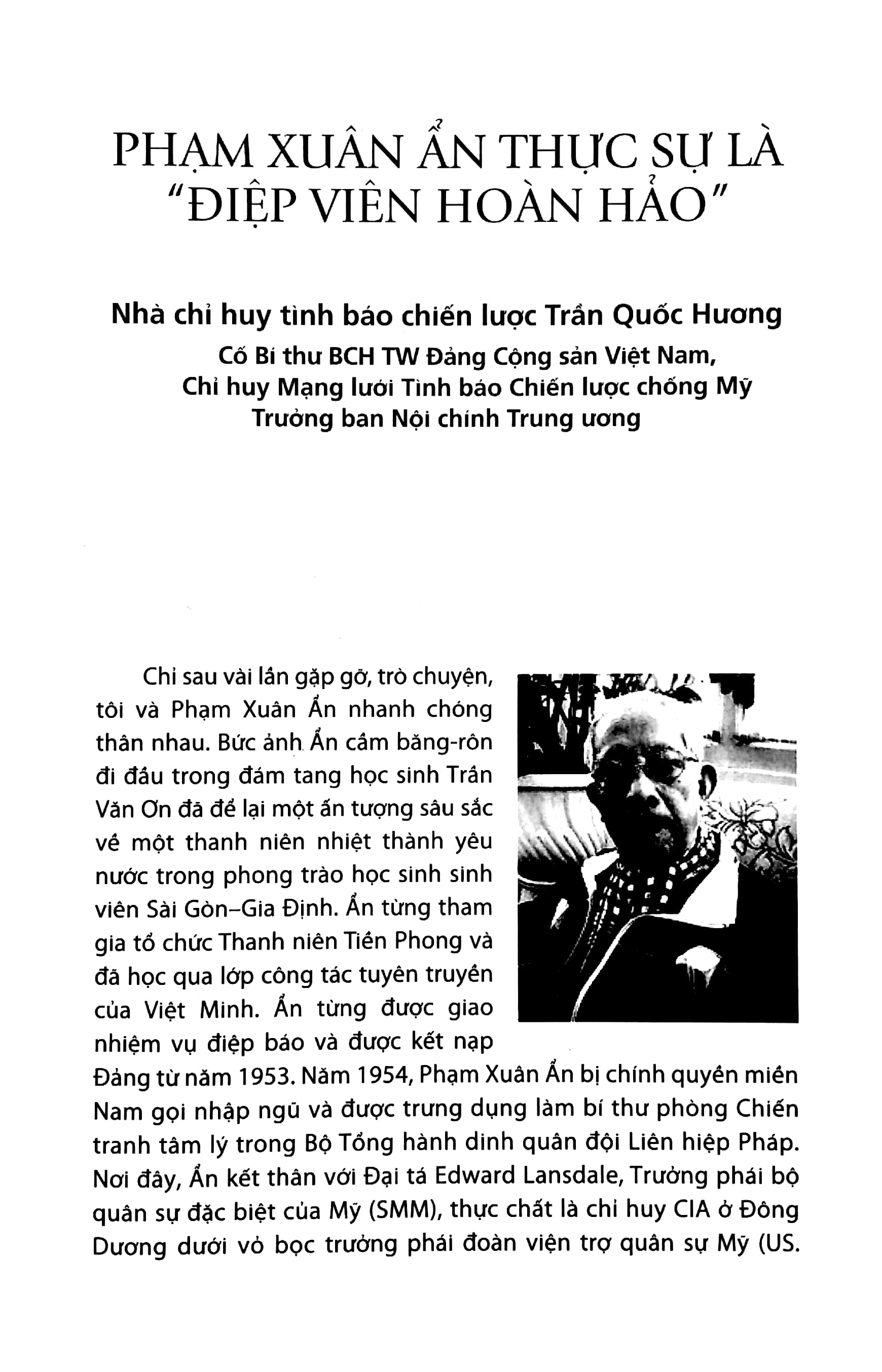 điệp viên hoàn hảo x6 - phạm xuân ẩn - bìa cứng (tái bản 2022) - Ảnh 5
