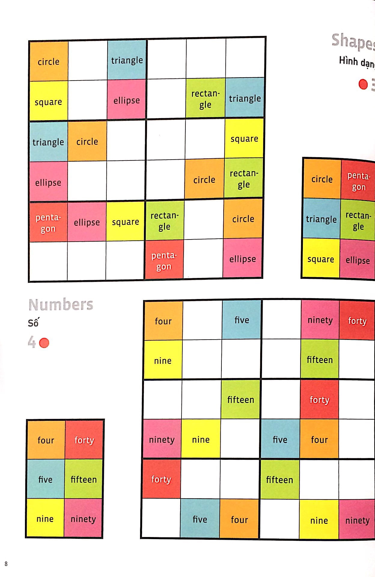 english wodoku (a1-a2) - vui học từ vựng với ô chữ sudoku - Ảnh 5