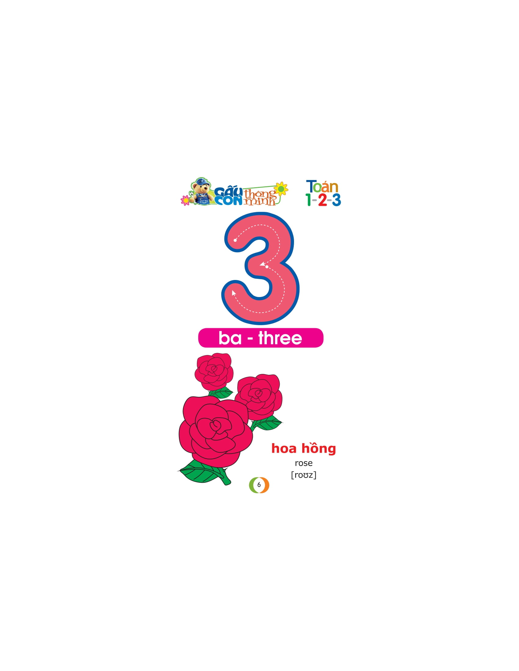gấu con thông minh - dành cho trẻ mầm non - toán 1-2-3 (tái bản 2023) - Ảnh 7