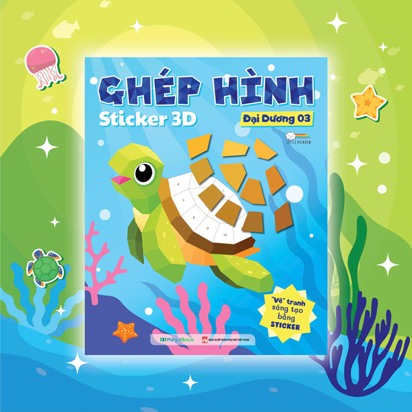 Ghép Hình Sticker 3D - Đại Dương 01 - Ảnh 8