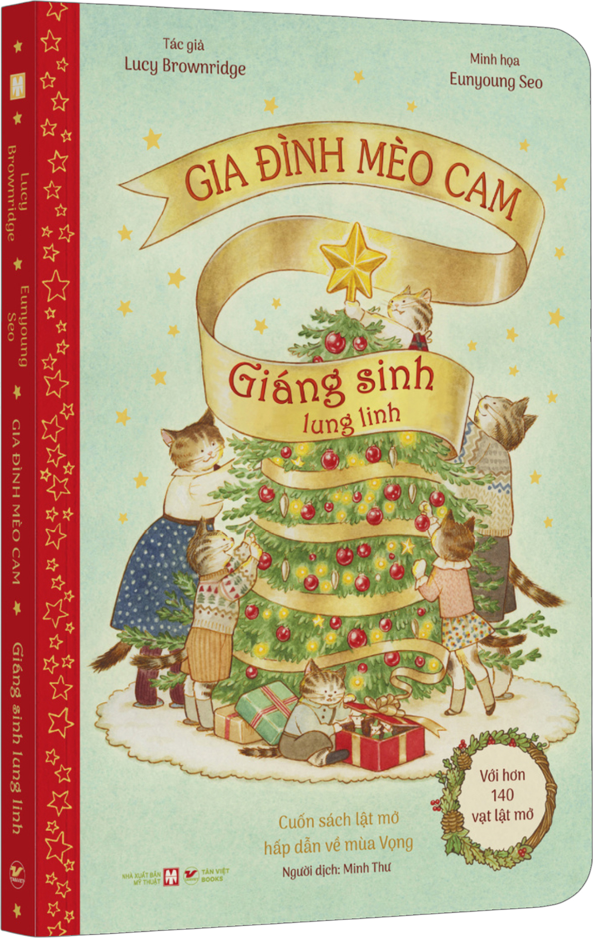 Gia Đình Mèo Cam - Giáng Sinh Lung Linh - Bìa Cứng - Ảnh 2