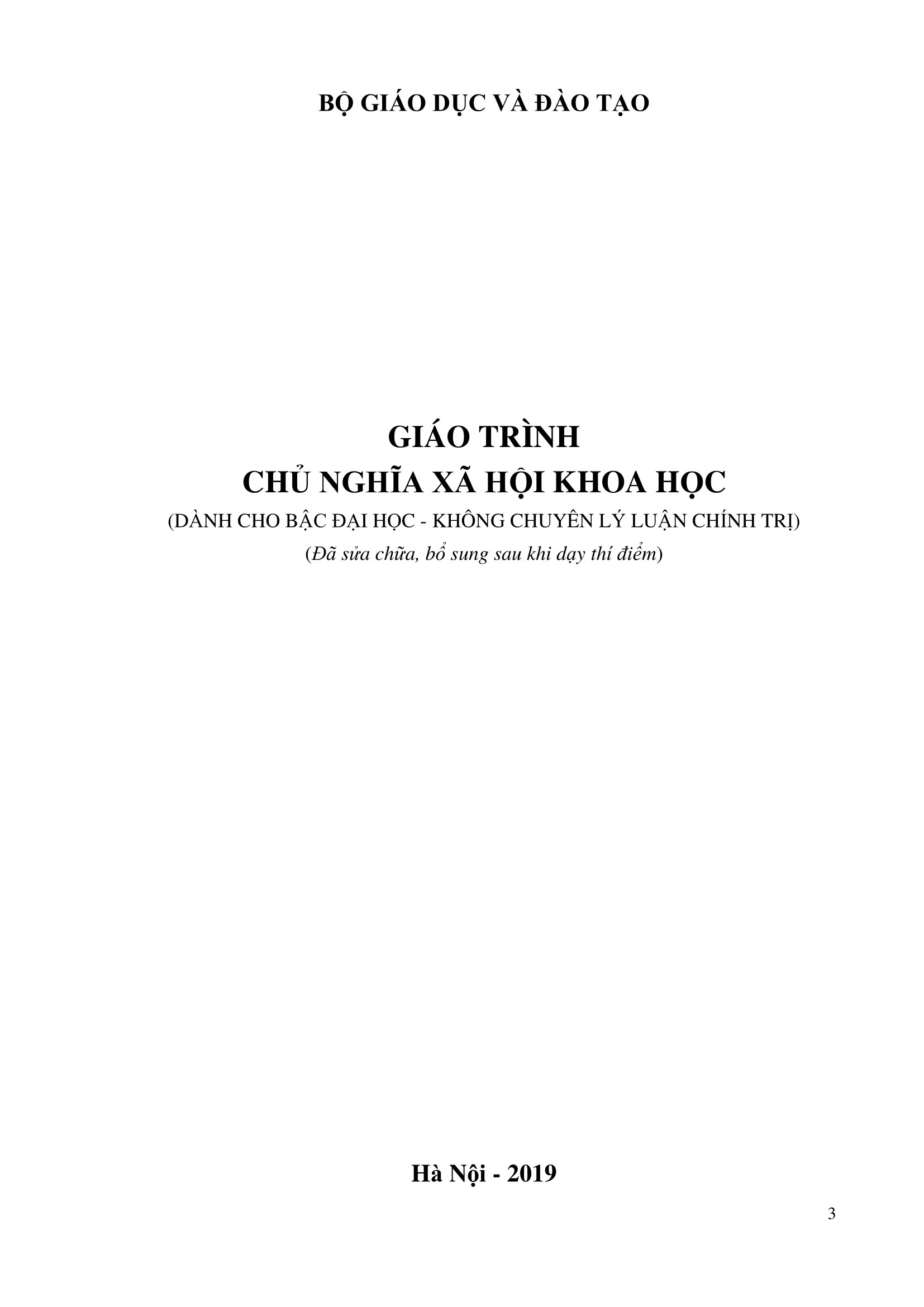 giáo trình chủ nghĩa xã hội khoa học (dành cho bậc đại học hệ không chuyên lý luận chính trị) - Ảnh 3