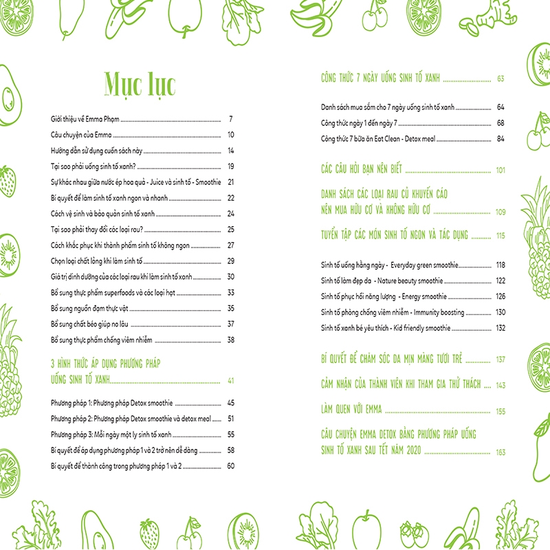 green smoothies - giảm cân, làm đẹp da, tăng cường sức đề kháng với 7 ngày uống sinh tố xanh - Ảnh 5