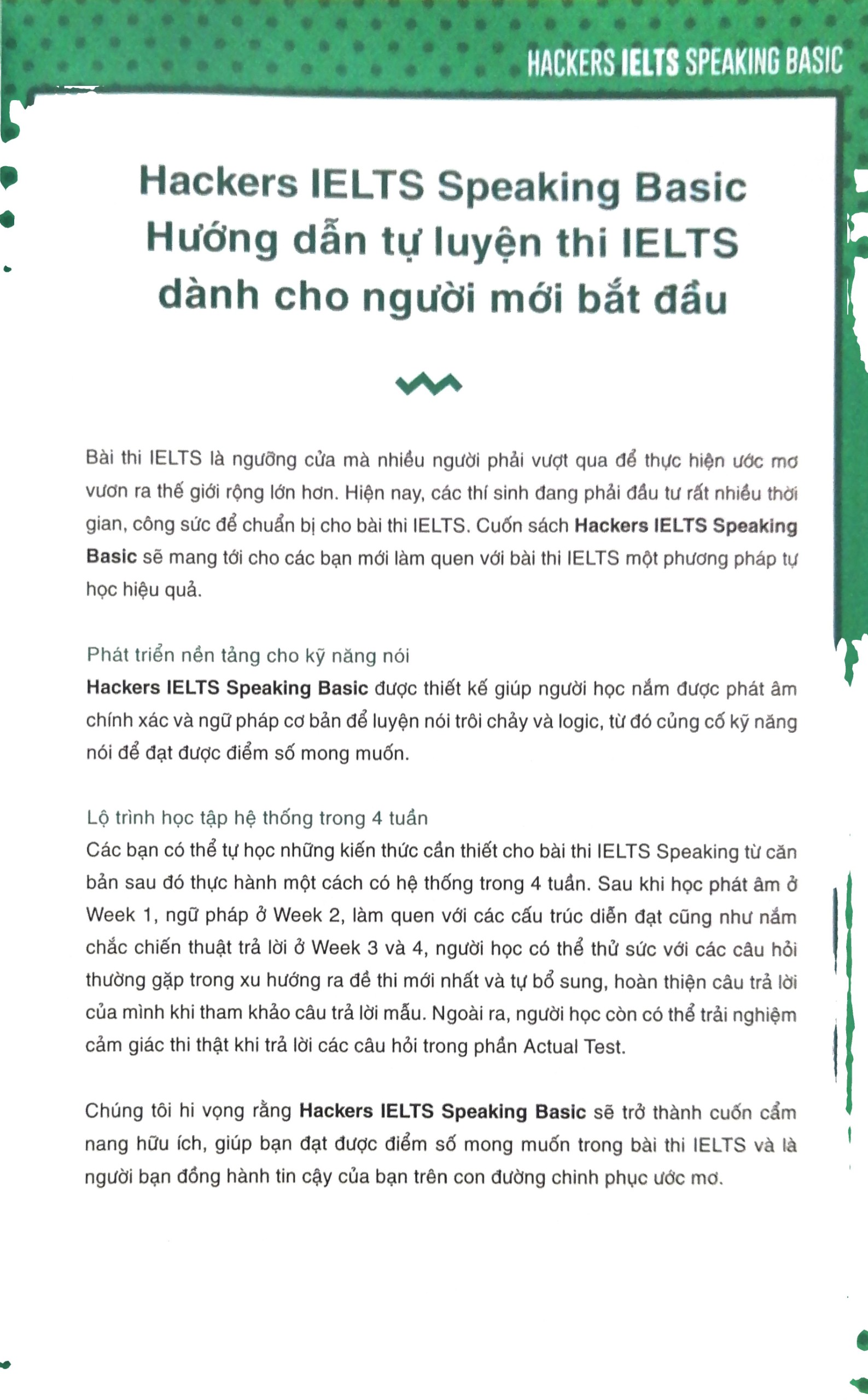hackers ielts basic - speaking - Ảnh 6