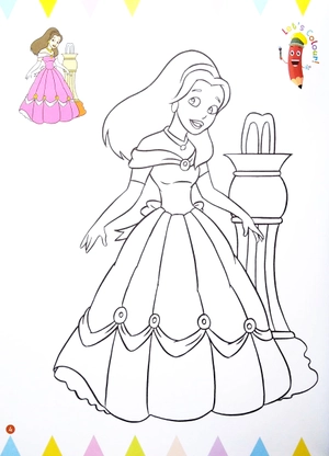 itℹs my first princess colouring book - Ảnh 7