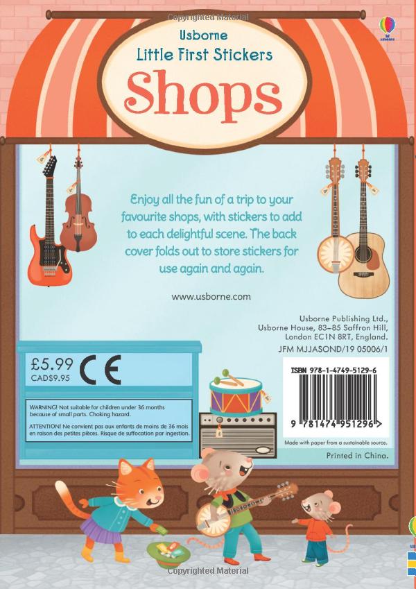 little first stickers shops (little sticker books) - Ảnh 13