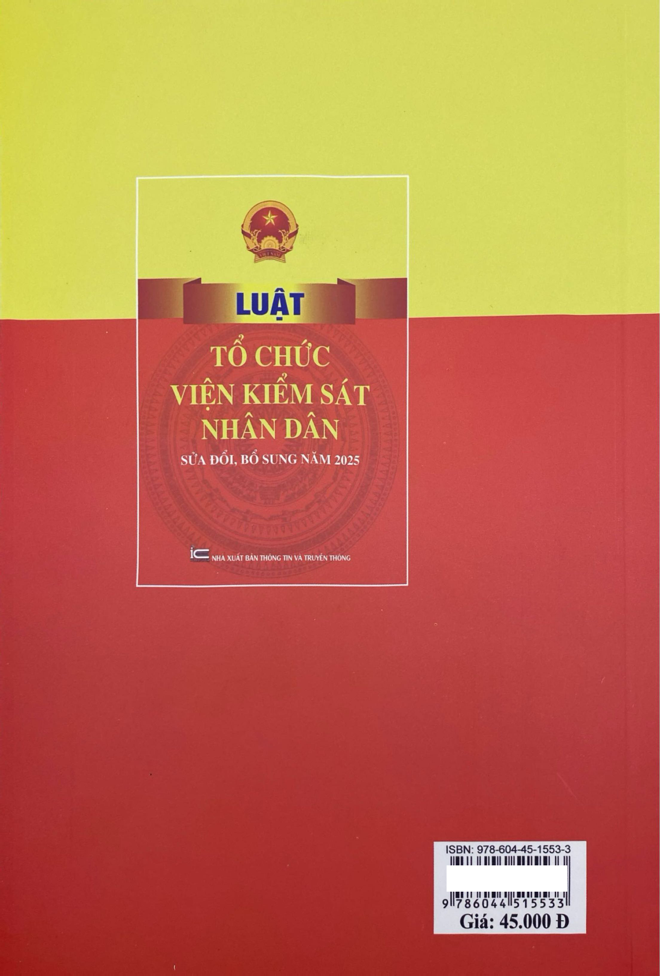 Luật Tổ Chức Viện Kiểm Sát Nhân Dân (Sửa Đổi, Bổ Sung Năm 2025) - Ảnh 6