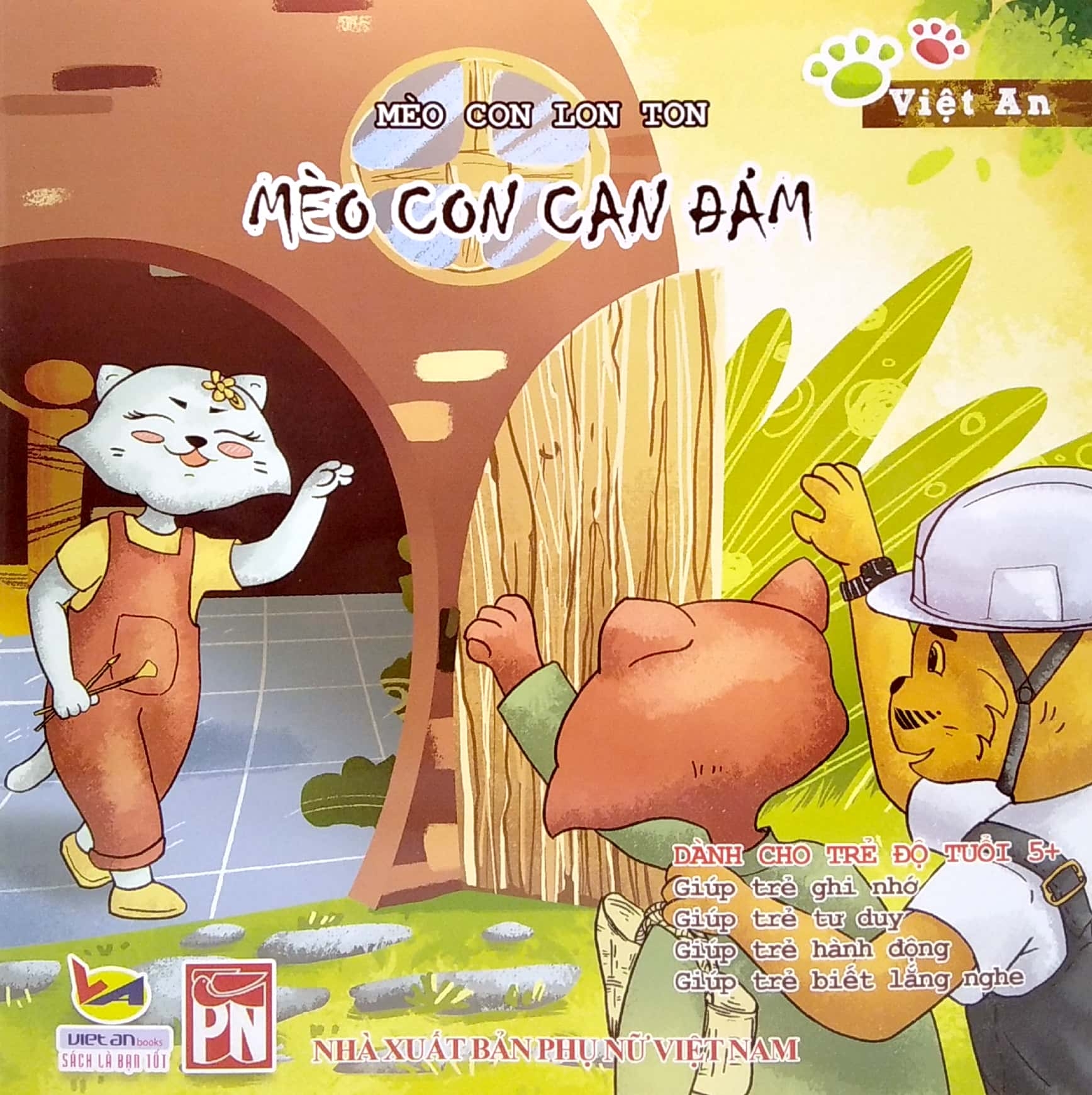 mèo con lon ton - mèo con can đảm - Ảnh 2
